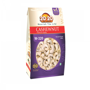 20-20 Dry Fruits Cashew W-320, 250GM