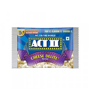 Act II Microwave Popcorn, Cheese Delite Flavour 106GM