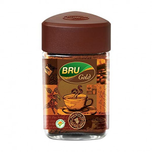 BRU Gold Coffee Powder Jar 100GM