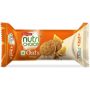 Britannia NutriChoice Oats Cookies Biscuits 75GM