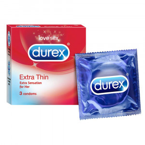 Durex Extra Thin Condoms - 3N
