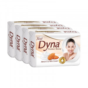 Dyna Milk Cream & Almond Oil 4x125GM