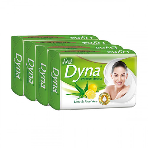 Dyna Premium Beauty Lime & Aloe Vera Bath Soap 4x125GM