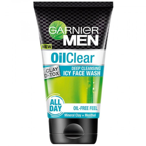 Garnier Men Oil Clear Deep Cleansing Icy Face Wash 100GM