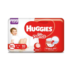 Huggies Dry Pants Diapers XL 10
