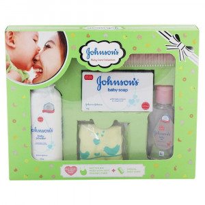 Johnson's Baby Care Green Gift Collection Set