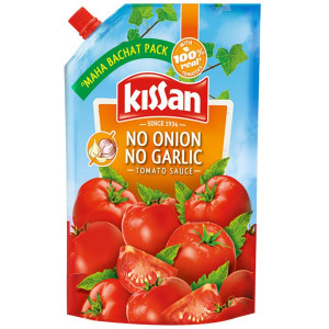 Kissan No Onion No Garlic Tomato Sauce 450GM