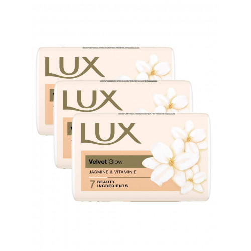 Lux Velvet Glow Jasmine & Vitamin E Beauty Soap 3x150GM
