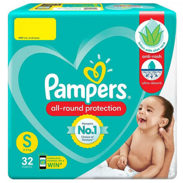 Pampers Baby Dry Pants Diapers Small 24s x 1 pack (24 pcs) | Lazada PH