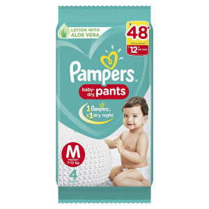 Pampers Diaper Pants, Medium 4N