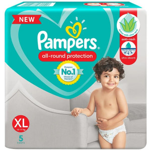 Pampers New Xtra Large - 5 Diaper Pants