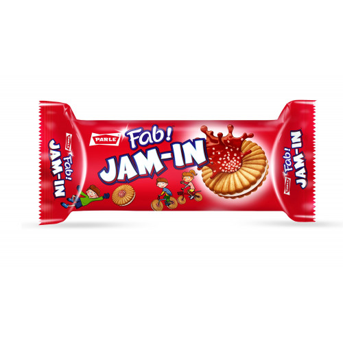 Parle Fab Jam In Cream Biscuits 55GM