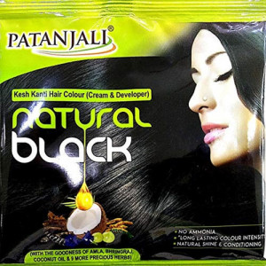 Patanjali Kesh Kanti Hair Colour - Natural Black, 40GM