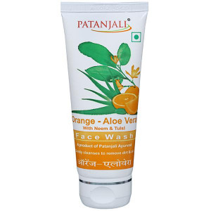 Patanjali Orange Aloe Vera Face Wash 60GM