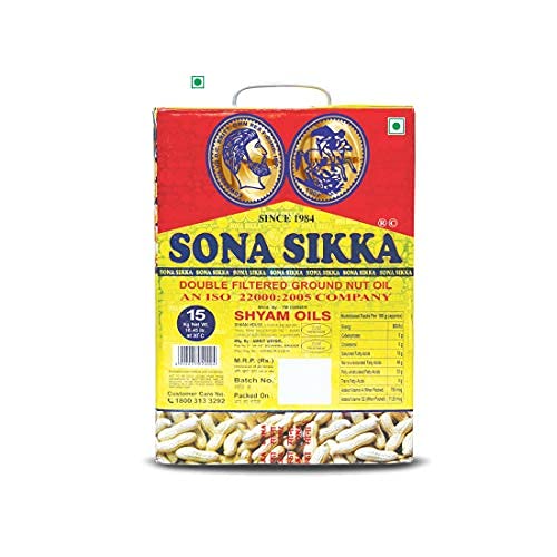 Sona Sikka Double Filtered Groundnut Oil 15KG
