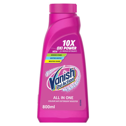 Vanish All in One Liquid Detergent Booster 800ML