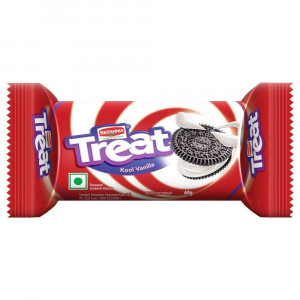Britannia Treat Kool Vanilla Cream Biscuits 60GM