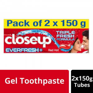 Closeup Red Hot Toothpaste 2x150GM