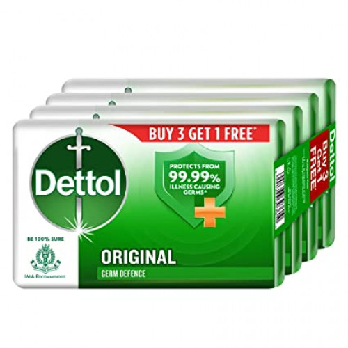 Dettol Original Germ Protection Bath Soap 4x75GM