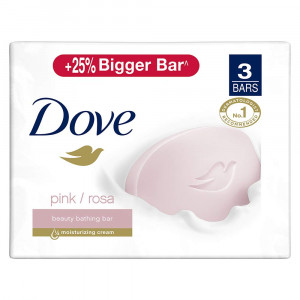 Dove Pink Rosa Beauty Bathing Bar 3x125GM