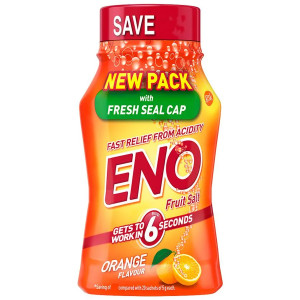 Eno Fruit Salt Orange Flavoured Powder 100GM