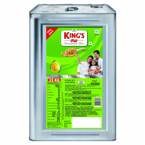 King's Refined Soyabean Oil 15KG
