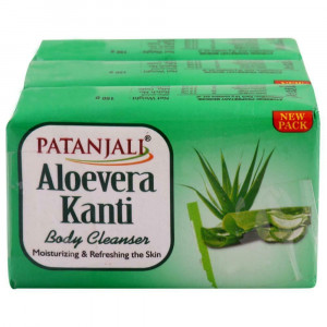 Patanjali Aloe Vera Kanti Body Cleanser 3x150GM