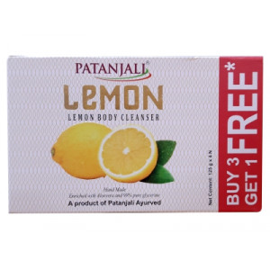 Patanjali Lemon Body Cleanser 4x125GM (Buy 3 Get 1 Free)