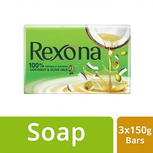 Rexona Coconut And Olive Oil Soap 3x150GM