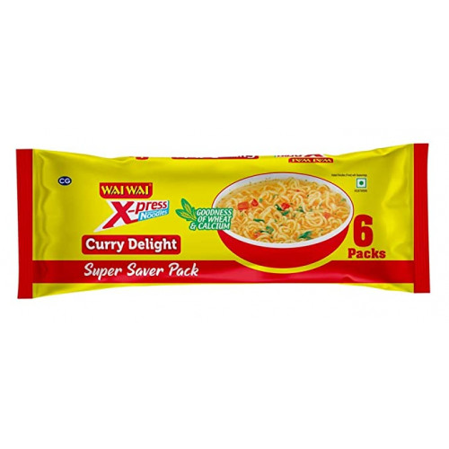 Wai Wai - Xpress Instant Noodles Curry Delight 220GM (Buy 1 Get 1 Free)