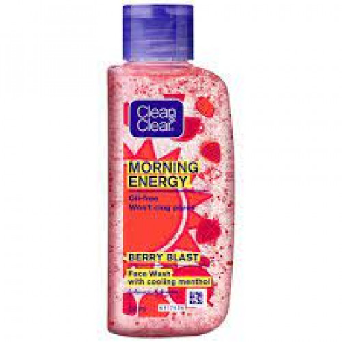 CLEAN AND CLEAR MORNING ENERGY BERRY BLAST FACEWASH 50ML