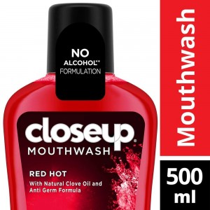 Close Up Mouthwash Red Hot 500Ml