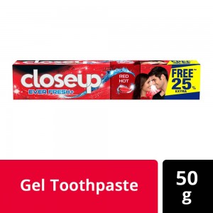 Close Up Red Hot Tooth Paste 50G