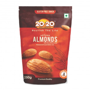 20-20 Dry Fruits Almond California 250GM
