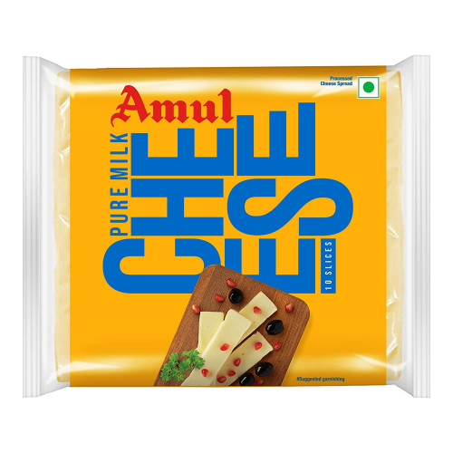 Amul Cheese 10 Slices, 200GM
