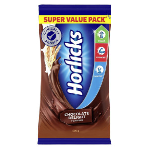 Horlicks Chocolate Pouch 500GM