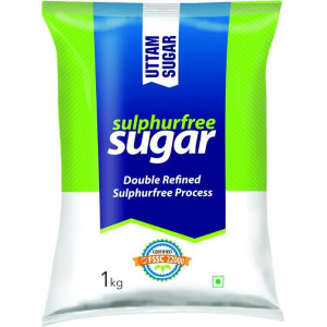 Uttam Double Refined Sulphurfree Sugar 1KG
