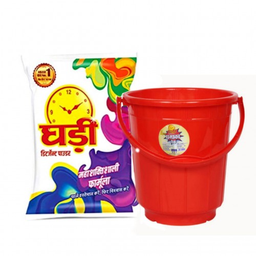 Ghadi Detergent Powder 4KG+Bucket