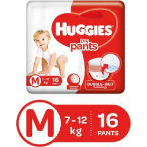 HUGGIES DRY PANTS M 16 