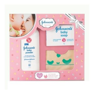 JOHNSON'S BABY GIFT BOX PINK 