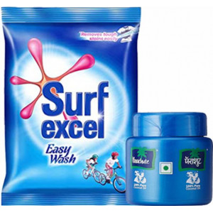 Surf Excel Easy Wash 3 Kg + Parachute Coconut Oil 200 Ml (Combo)