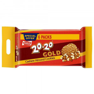 Parle 20-20 Gold Cashew Almond Cookies 600GM