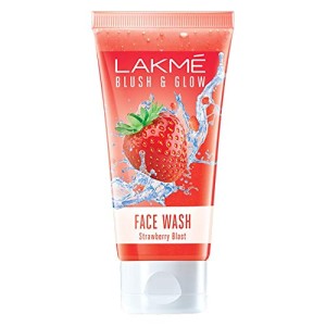 Lakme Blush And Glow Strawberry Facewash 100G