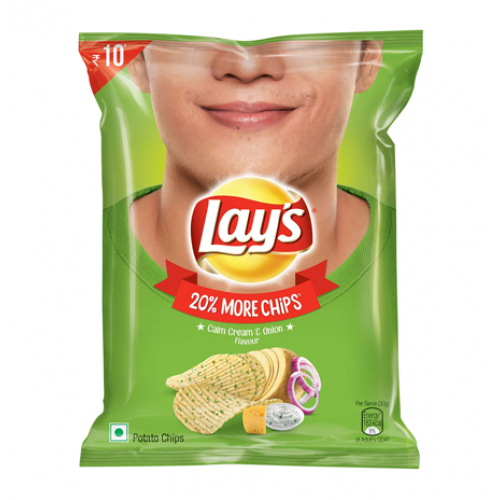 Lays Potato Chips - American Style Cream and Onion Flavour 30GM