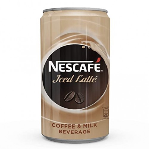Nescafe Cold Coffee - Iced Latte, Ready To Drink 180ML, CAN