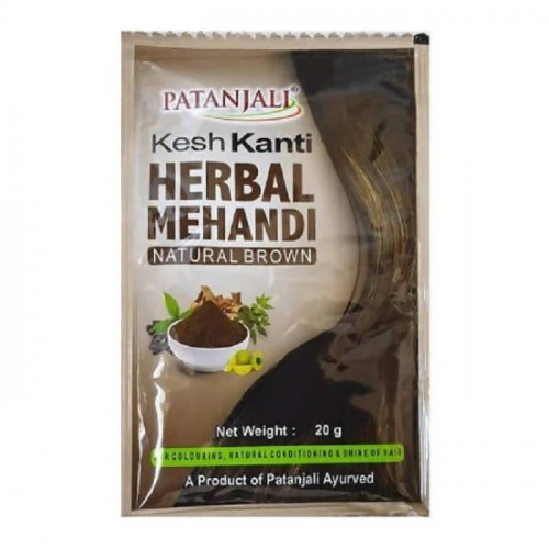 Patanjali Kesh Kanti Herbal Mehandi Natural Brown 20GM