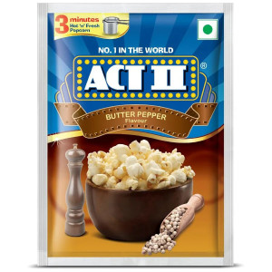ACT II Instant Popcorn - Butter Pepper Flavour 70GM