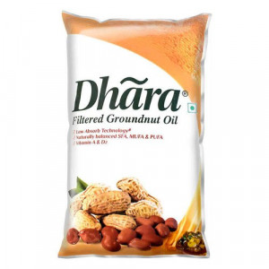 Dhara Filtered Groundnut Oil 1 LTR