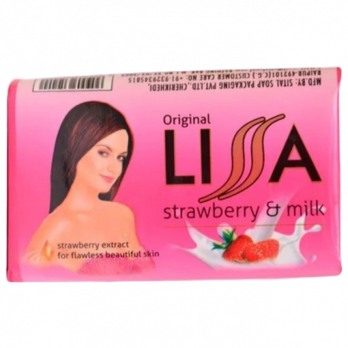 Lissa Strawberry & Milk Bath Soap 5x100GM