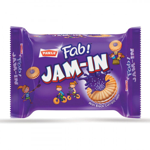 Parle Fab! Jam-In Cream Biscuit 150GM